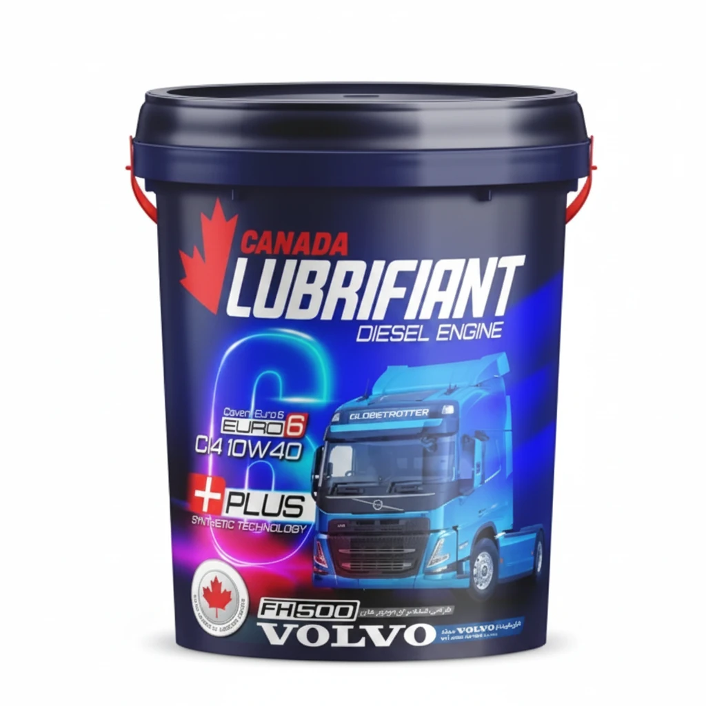 روغن موتور EURO6 لوبریفنت کانادا مدل 10W40 CI-4 (20 لیتر)